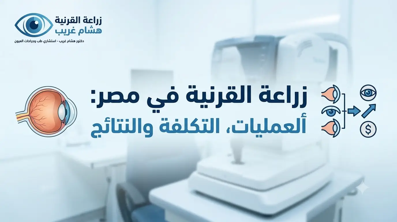 زراعة القرنية في مصر: أنواع العمليات، التكلفة والنتائج 2026